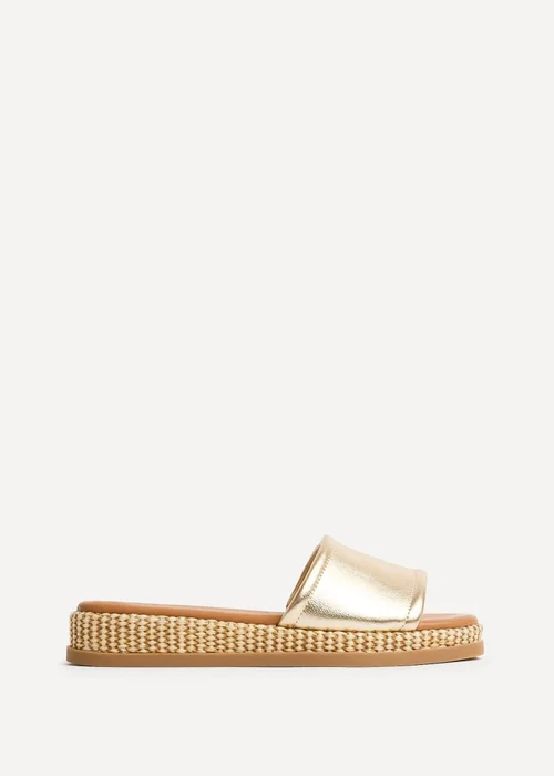 Linzi Stay Gold Flatform Mule Sandals - 7 Image 2
