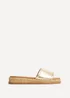 Linzi Stay Gold Flatform Mule Sandals - 7 Image 2