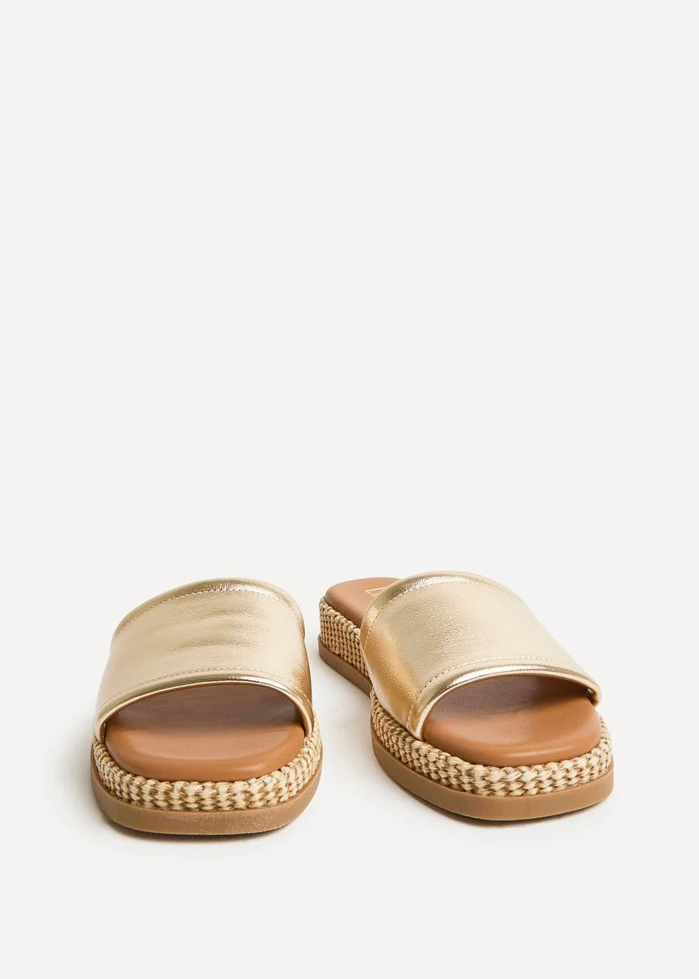 Linzi Stay Gold Flatform Mule Sandals - 7 Image 3