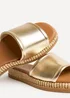 Linzi Stay Gold Flatform Mule Sandals - 7 Image 5