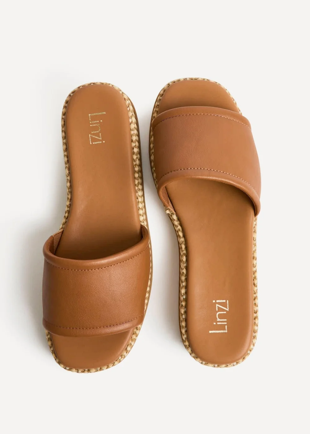Linzi Stay Tan Flatform Mule Sandals - Size 6 Image 5