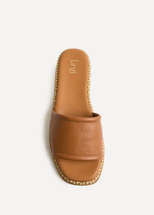 Linzi Stay Tan Flatform Mule Sandals - Size 6 Image 4