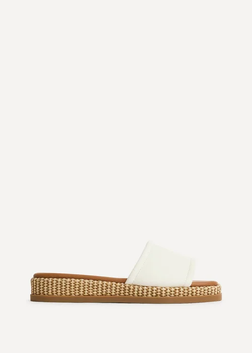 Linzi Stay White Flatform Mule Sandals - 5 Image 2