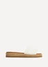 Linzi Stay White Flatform Mule Sandals - 5 Image 2