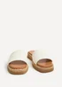 Linzi Stay White Flatform Mule Sandals - 5 Image 3