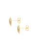Golden Moments 9ct Yellow Gold Heart Stud Earring - One Size Image 3