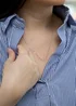 Golden Moments 9ct White Gold Trace Chain - One Size Image 4