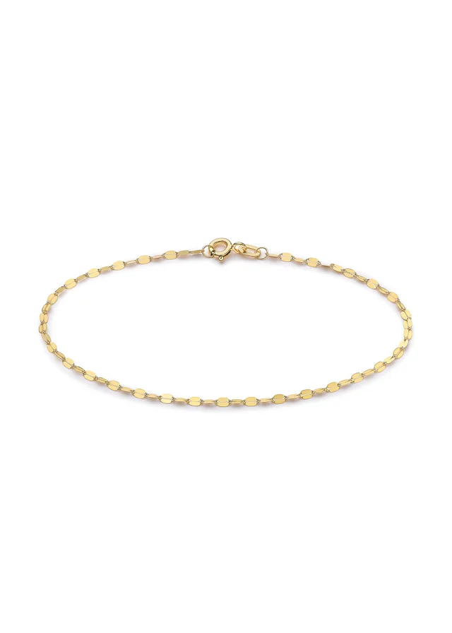 Golden Moments 9ct Yellow Gold Forzatina Chain Bracelet