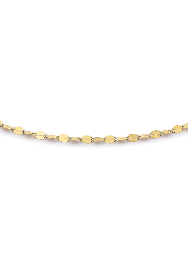 Golden Moments 9ct Yellow Gold Forzatina Chain Bracelet