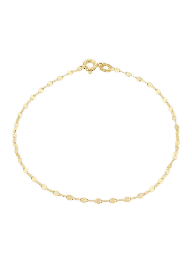 Golden Moments 9ct Yellow Gold Sparkle Forzatina Bracelet