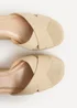 Linzi Noah Nude Crossover Wedge Sandals - 8 Image 5