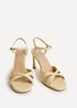 Linzi Compelled Lemon Stiletto Heeled Sandals - Size 7 Image 2