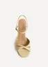 Linzi Compelled Lemon Stiletto Heeled Sandals - Size 7 Image 4