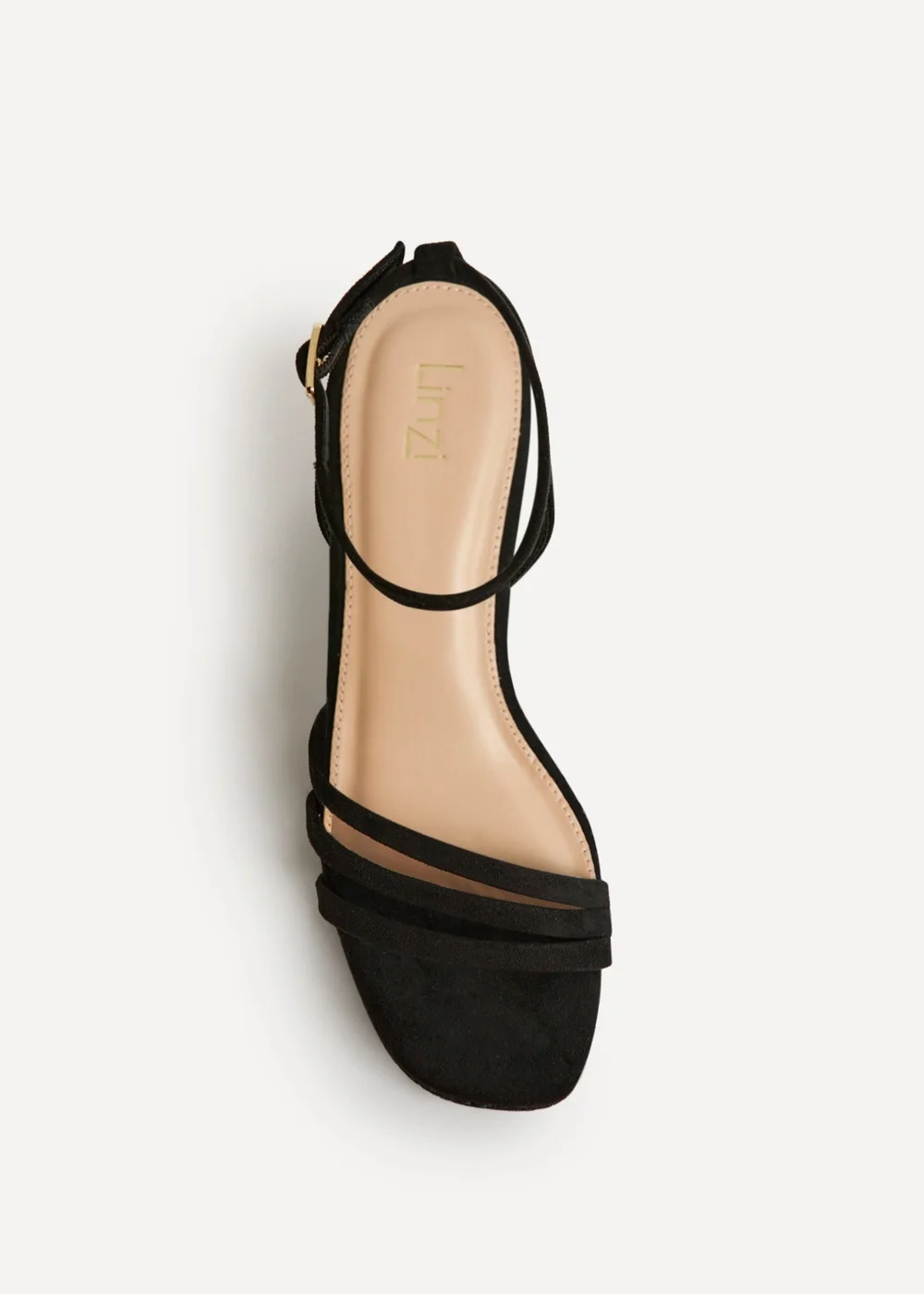 Linzi Noma Black Strappy Wedge Sandal - Size 6 Image 5