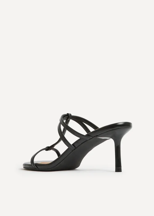 Linzi Westside Black Mule Heels - Size 3 Image 5