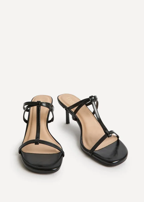 Linzi Westside Black Mule Heels - Size 3 Image 3