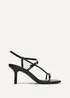 Linzi Immersed Black Heeled Sandals - Size 7 Image 2