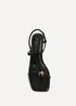 Linzi Immersed Black Heeled Sandals - Size 7 Image 4