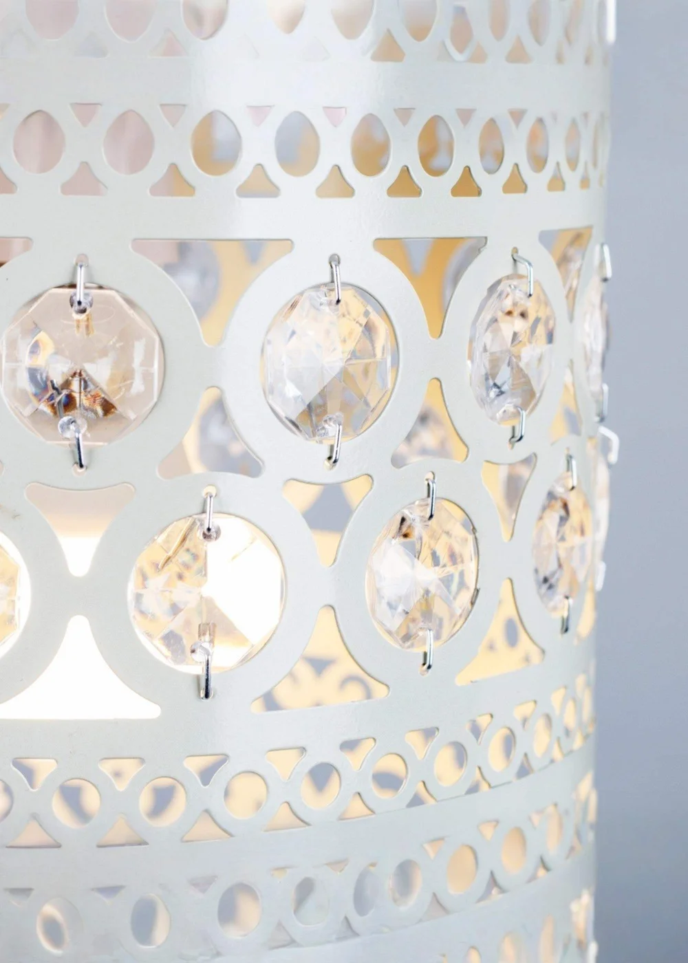 ValueLights Ornate Drum Pendant Shade - One Size Image 3