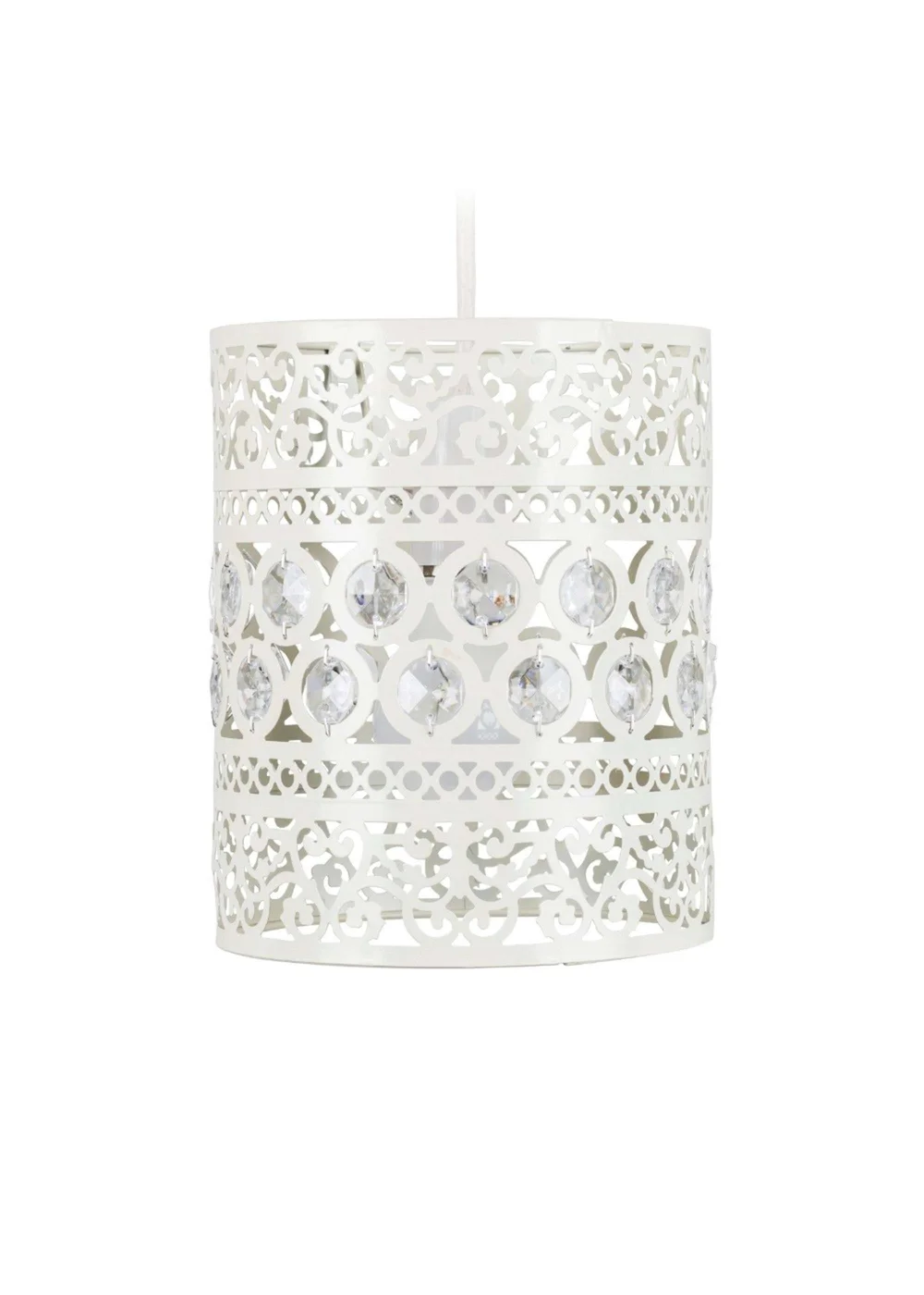 ValueLights Ornate Drum Pendant Shade - One Size Image 4
