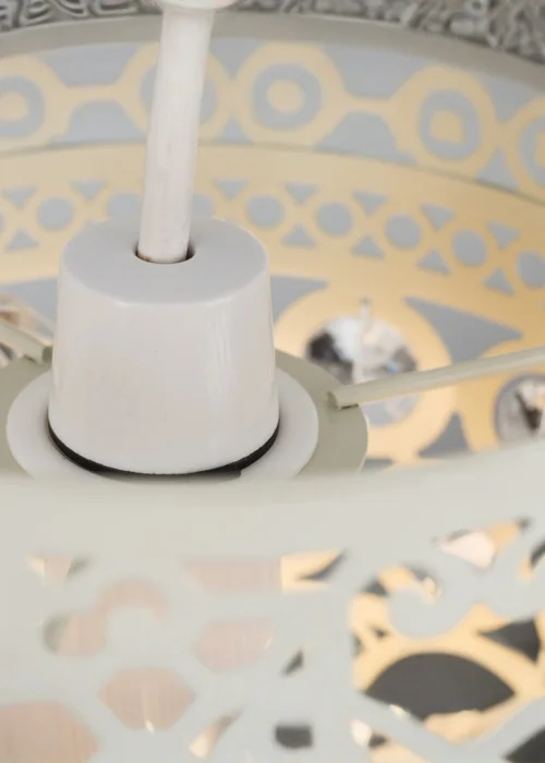 ValueLights Ornate Drum Pendant Shade - One Size Image 2