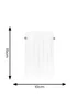 ValueLights Elsie Small Vertical Spot Frosted Glass Shade - One Size Image 4