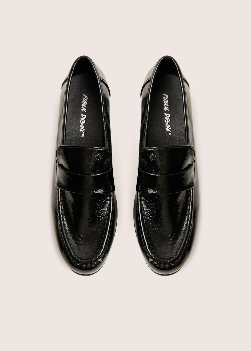 Public Desire Haboo Black Loafers - 5 Image 2