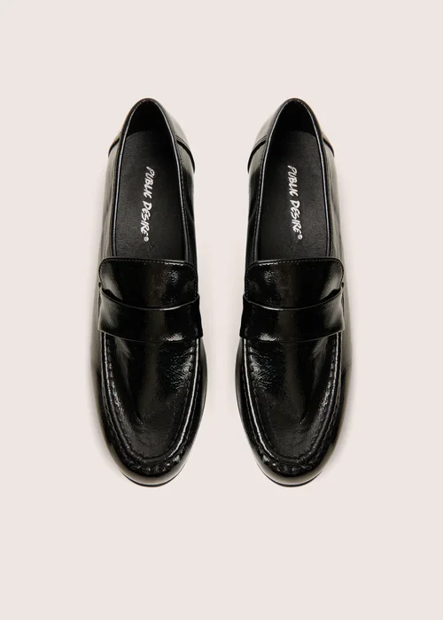 Public Desire Haboo Black Loafers - 5 Image 2