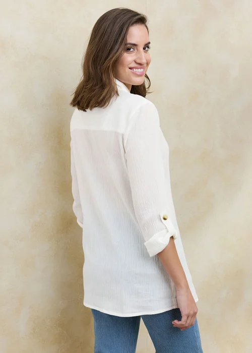 Cotton Traders White Cotton Shirt - 18 Image 3
