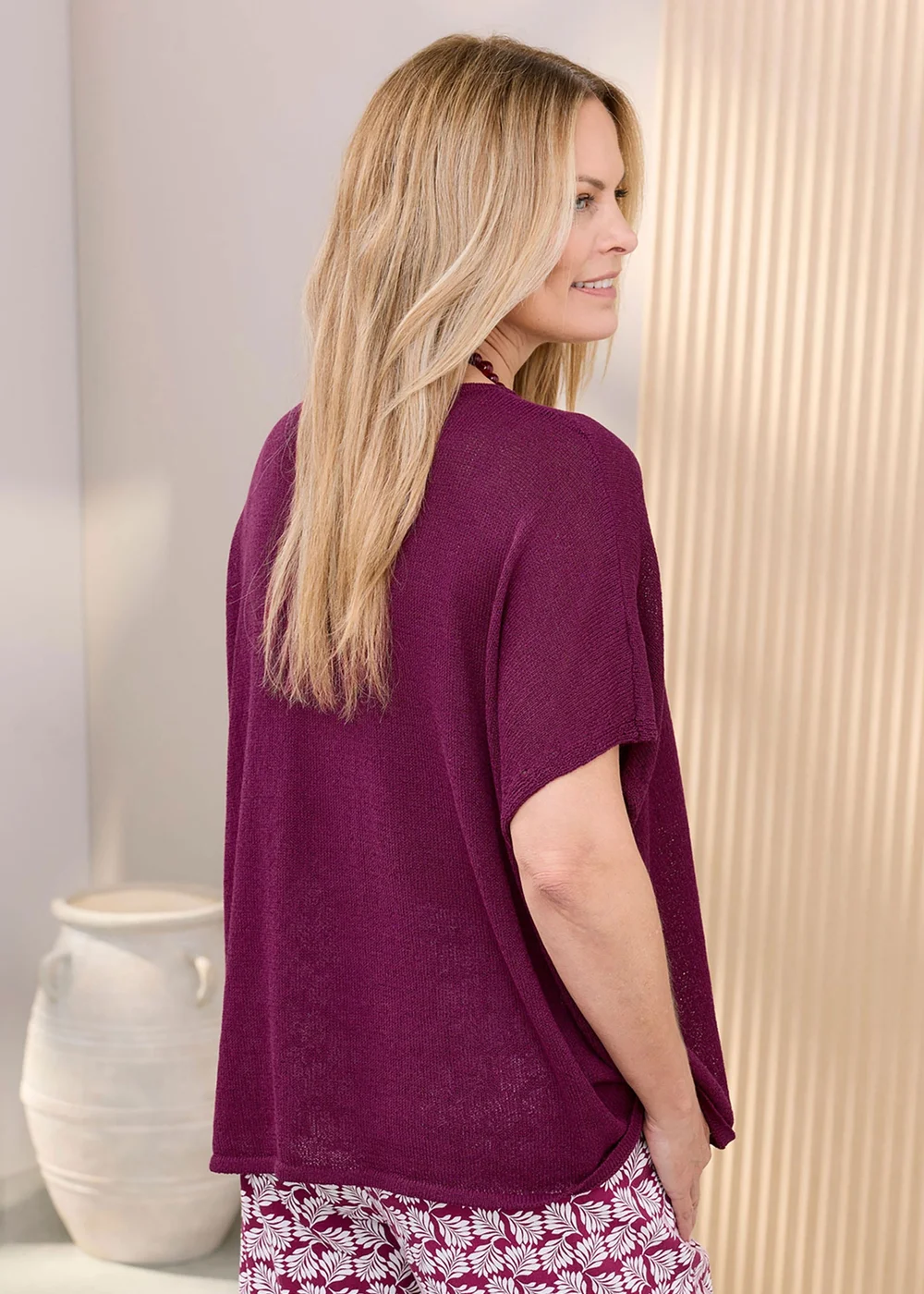 Cotton Traders Wild Rose Relaxed Fit Jumper - 18-20 Image 3