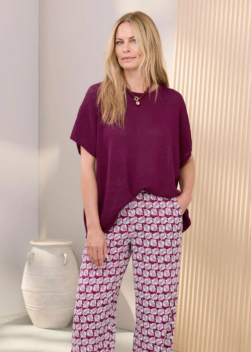 Cotton Traders Wild Rose Relaxed Fit Jumper - 18-20 Image 2