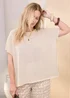 Cotton Traders Oyster Relaxed Fit Jumper - 18-20 Image 1