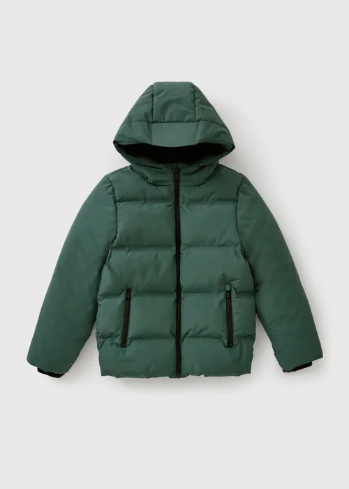 Boys Teal Parka Coat (7-15 Yrs) - 7 Yrs Image 1