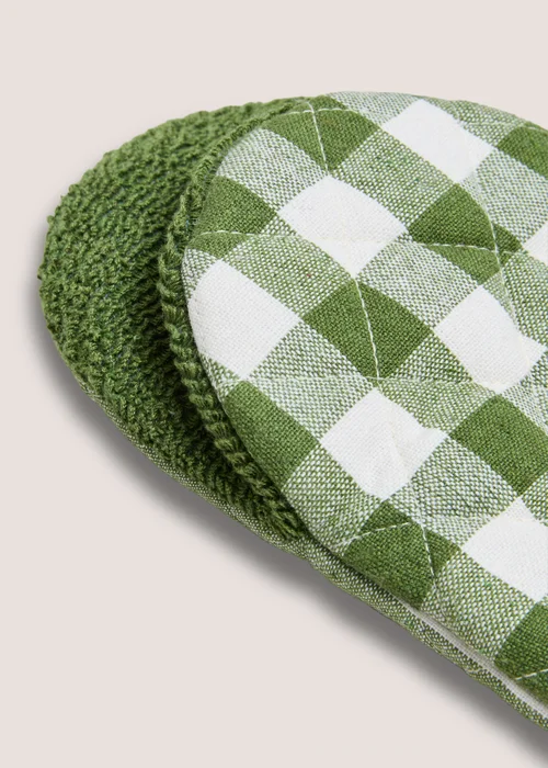 Green Striped Pot Grabbers Image 2
