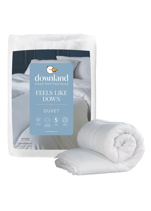 Downland White Feels Like Down Duvet - Single Image 1