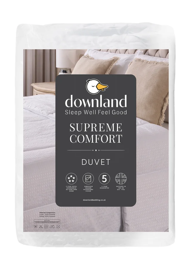 Downland White Supreme Comfort Duvet