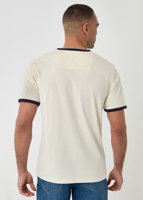 Threadbare Navy 2-Pack Cotton Graphic Print Ringer T-Shirts - 2XL Image 3