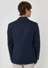 Threadbare Navy Regular Fit Cotton Blazer - 2XL Image 2