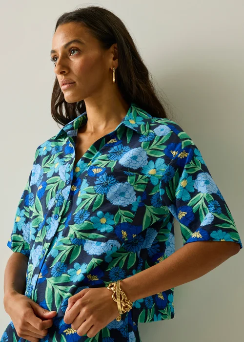Regatta Sonic Blue Botanical Daisy Lanikai Lightweight Shirt - 14 Image 4