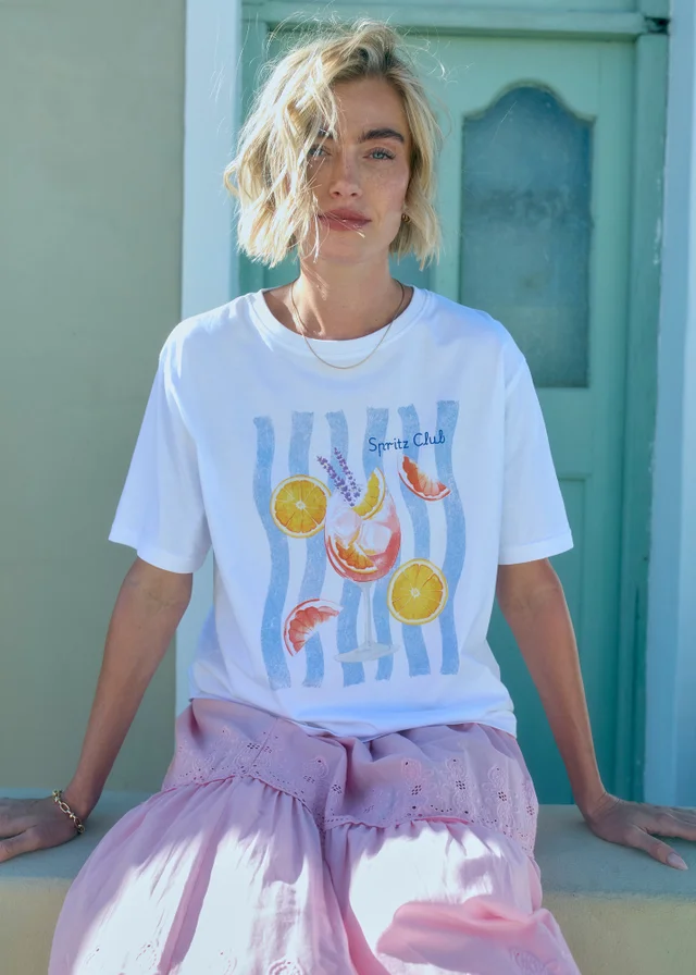 Regatta Life White Spritz Club Baska Tee