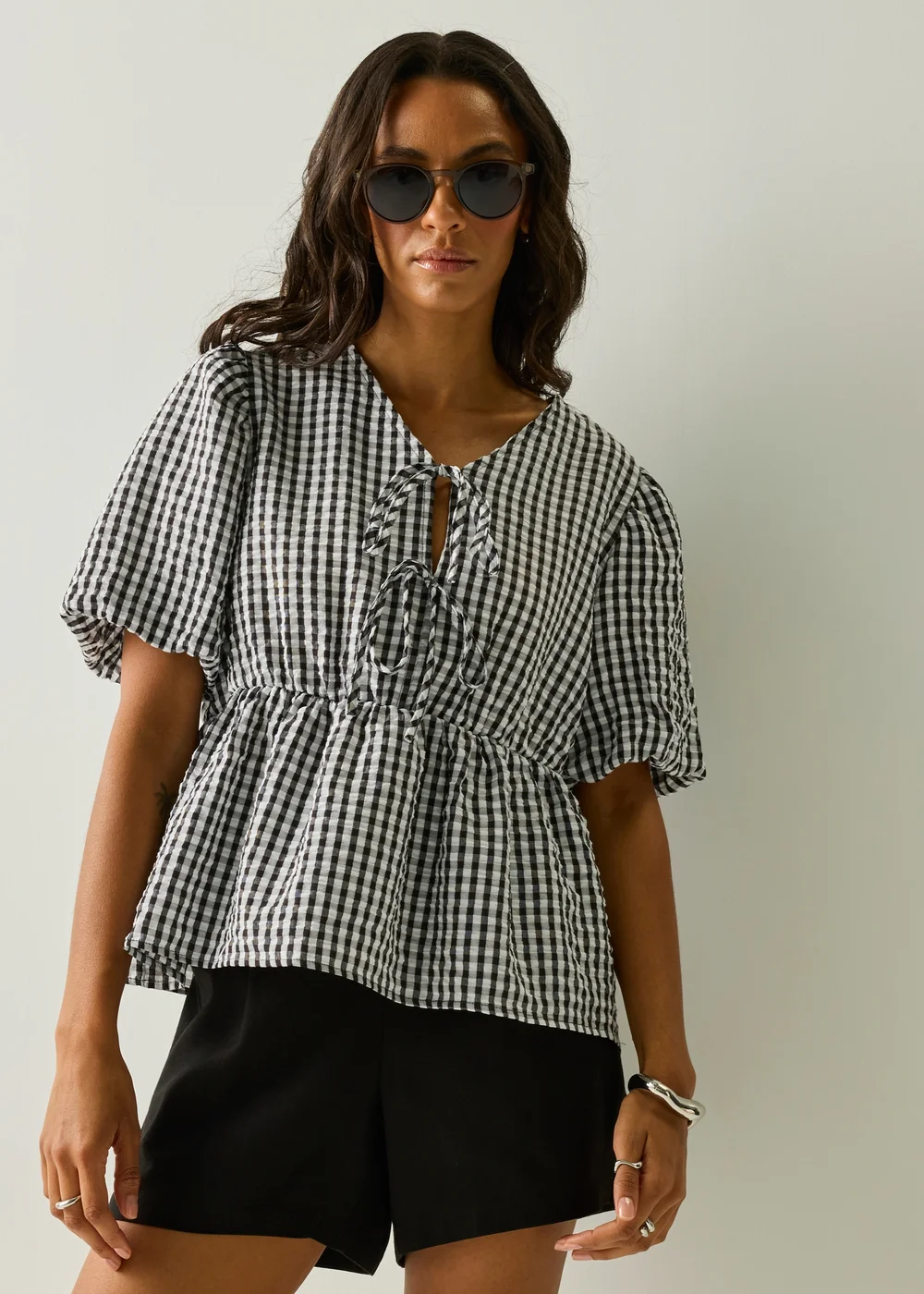 Regatta Life Monochrome Gingham Amor Top - 16 Image 1