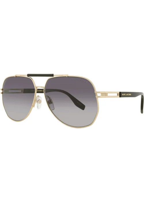 Marc Jacobs Gold Gradient Sunglasses - One Size Image 2