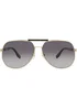 Marc Jacobs Gold Gradient Sunglasses - One Size Image 1
