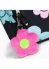 Hype Kids Black Happy Flowers Adjustable Straps School Backpack - One Size Image 4