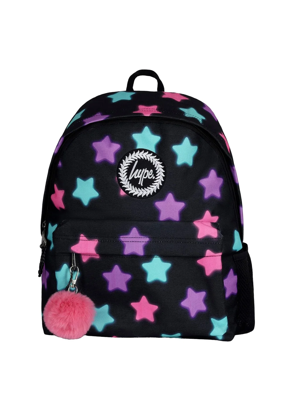 Hype Kids Black Star Adjustable Straps School Backpack - One Size Image 1