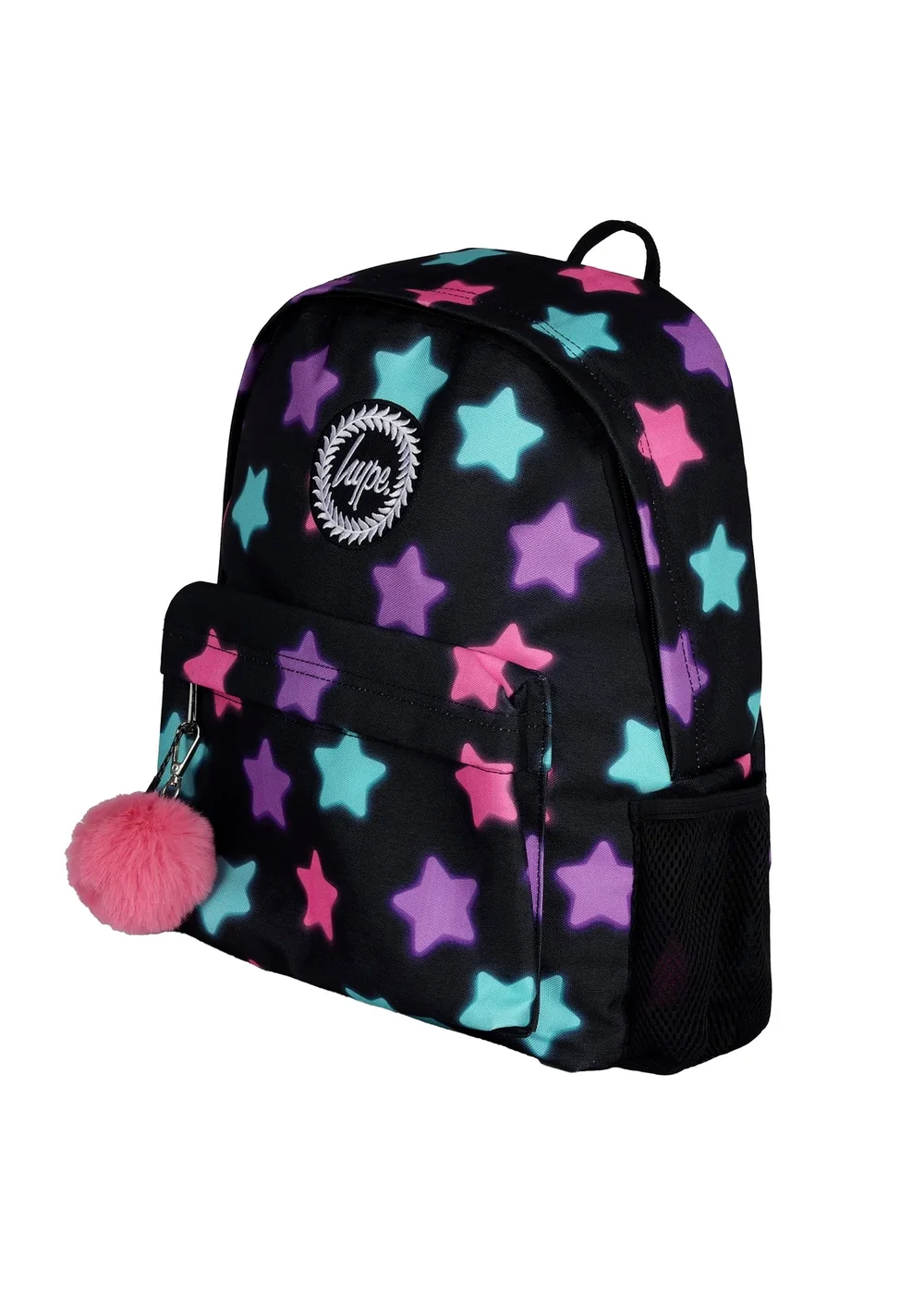 Hype Kids Black Star Adjustable Straps School Backpack - One Size Image 3