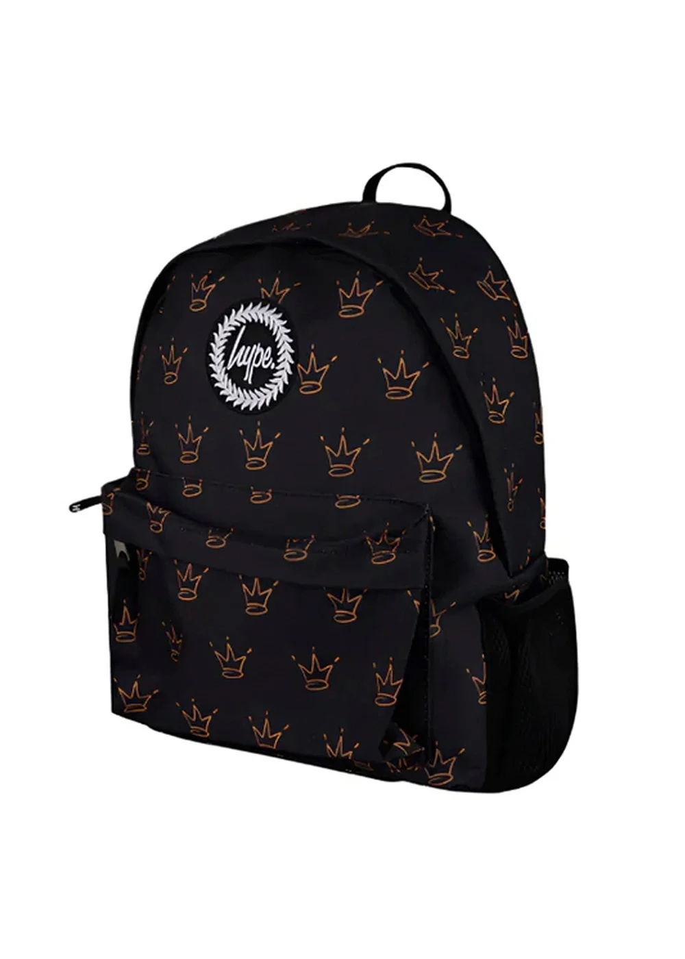 Hype Kids Black King Crown Pattern Backpack - One Size Image 2