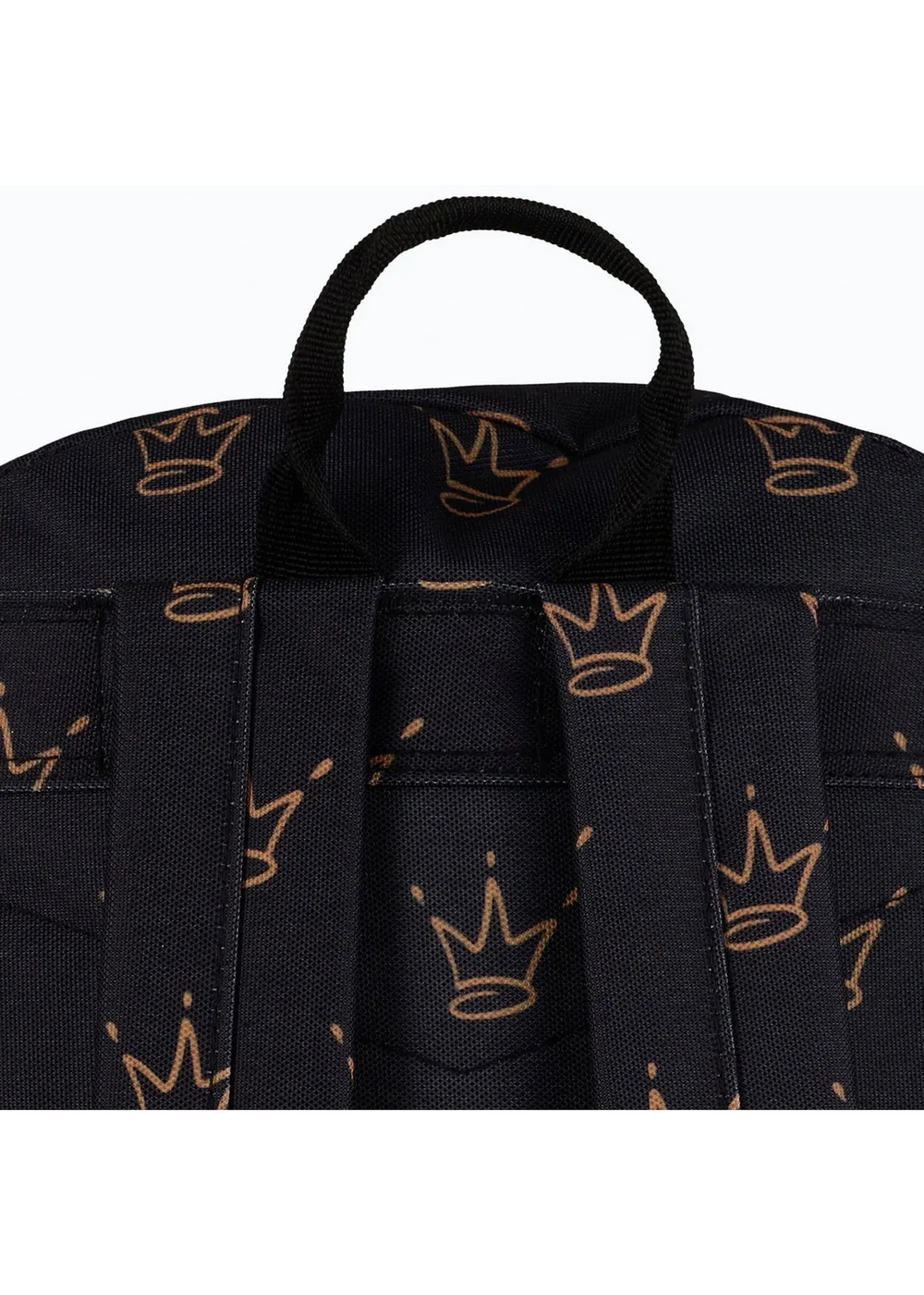 Hype Kids Black King Crown Pattern Backpack - One Size Image 4