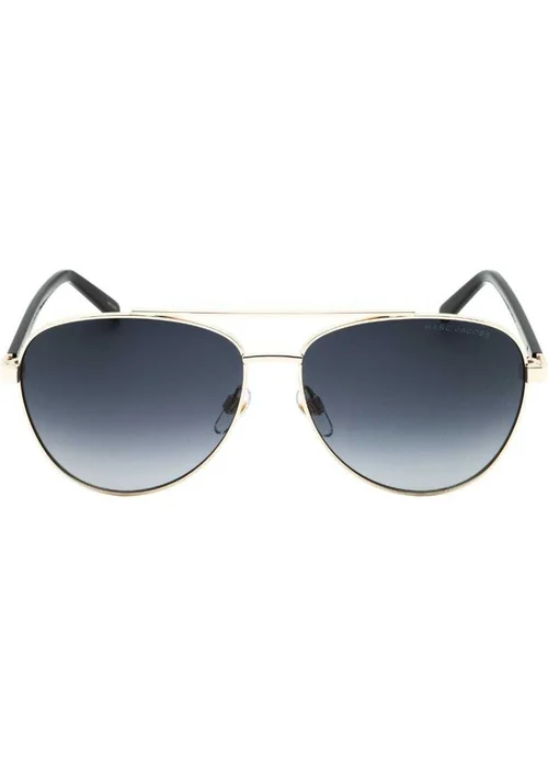 Marc Jacobs Gold Gradient Sunglasses - One Size Image 1
