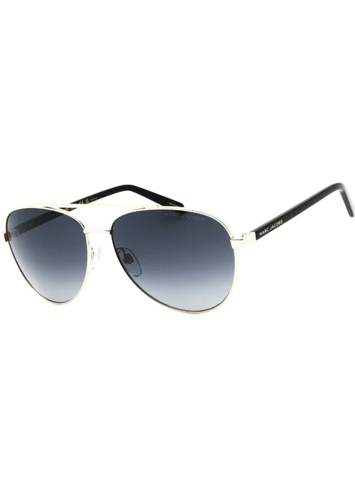 Marc Jacobs Gold Gradient Sunglasses - One Size Image 2